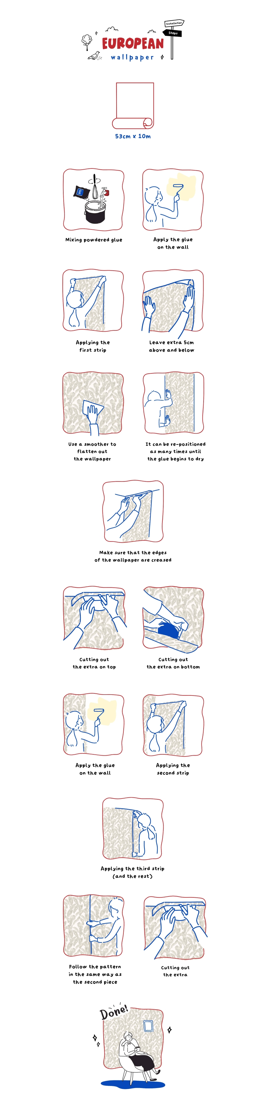 European Wallpaper Installation Guide
